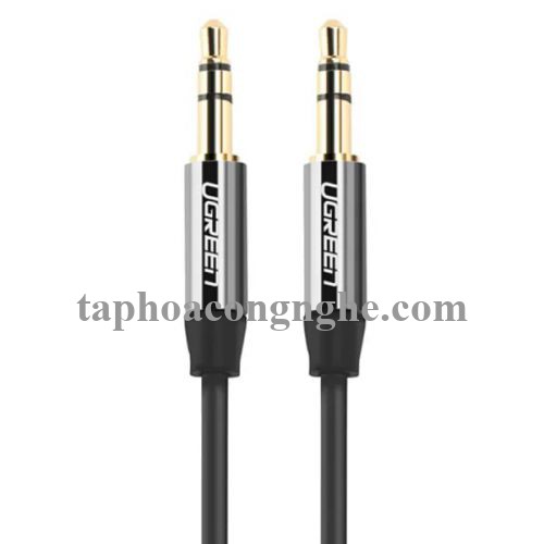 Ugreen 30555 3M màu Đen Cáp âm thanh 2 đầu 3.5mm dương mạ vàng AV139 30030555